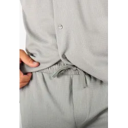 Ensemble Homme Chemisette et Short - Gris