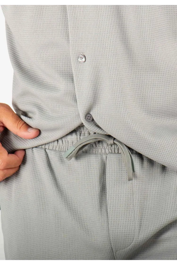 Ensemble Homme Chemisette et Short - Gris
