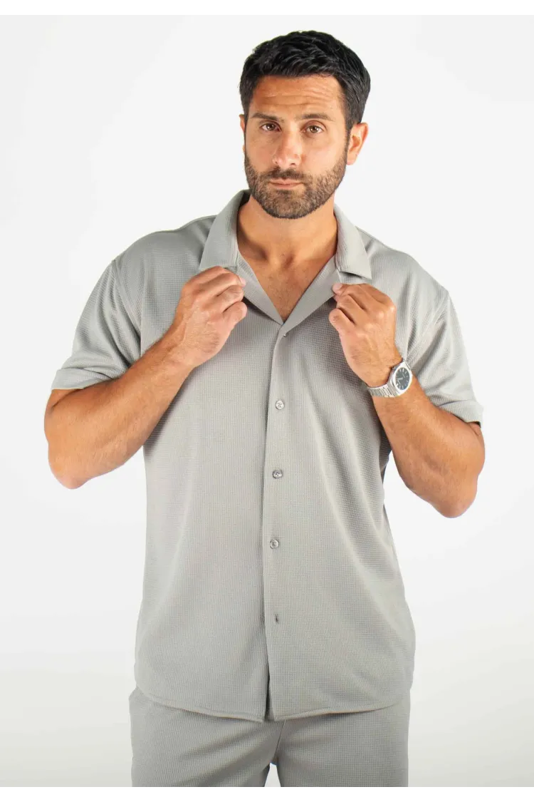 Ensemble PANAME BROTHERS Chemisette & Short | Style Gris