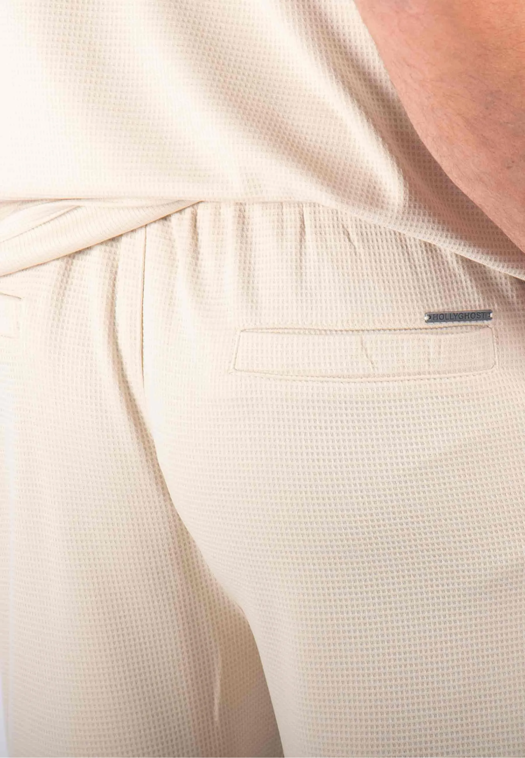 Ensemble Homme Chemisette et Short - Beige