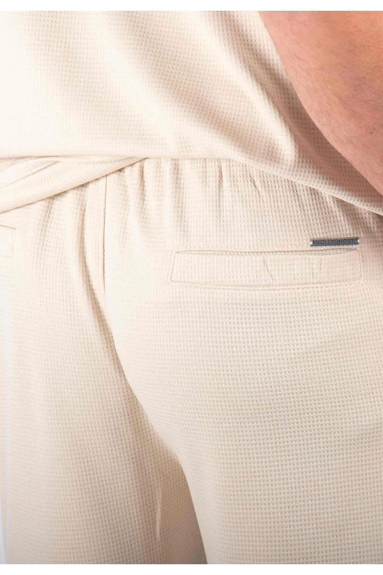 Ensemble Homme Chemisette et Short - Beige