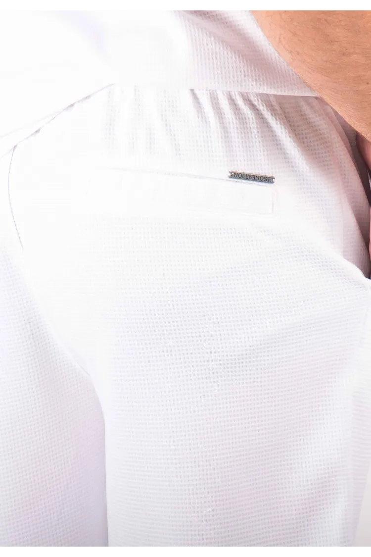 Ensemble Homme Chemisette et Short - Blanc