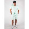 Ensemble Homme Chemisette et Short - Aqua