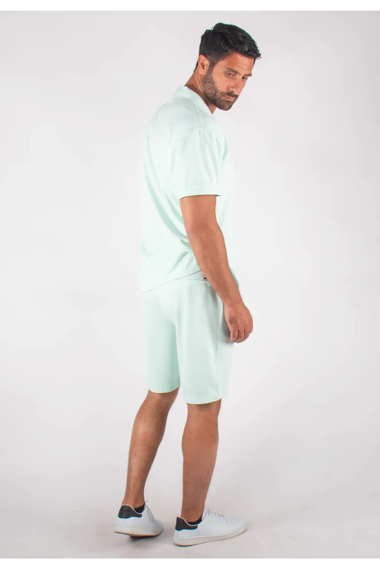 Ensemble Homme Chemisette et Short - Aqua
