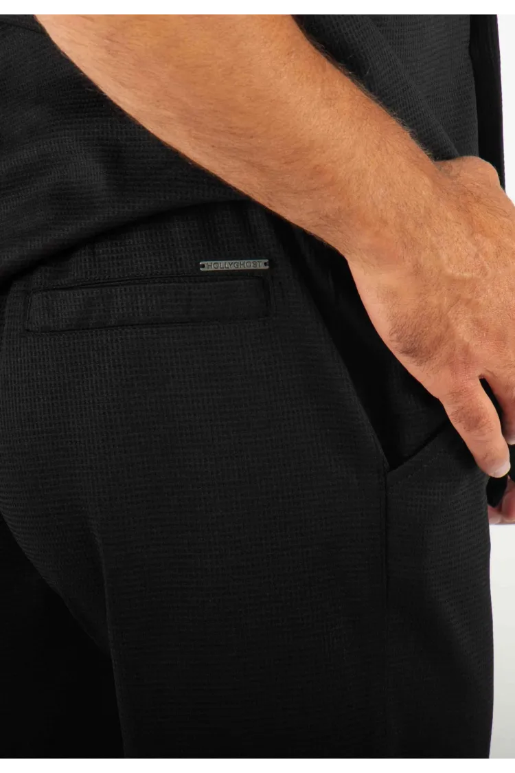 Ensemble Homme Chemisette et Short - Noir
