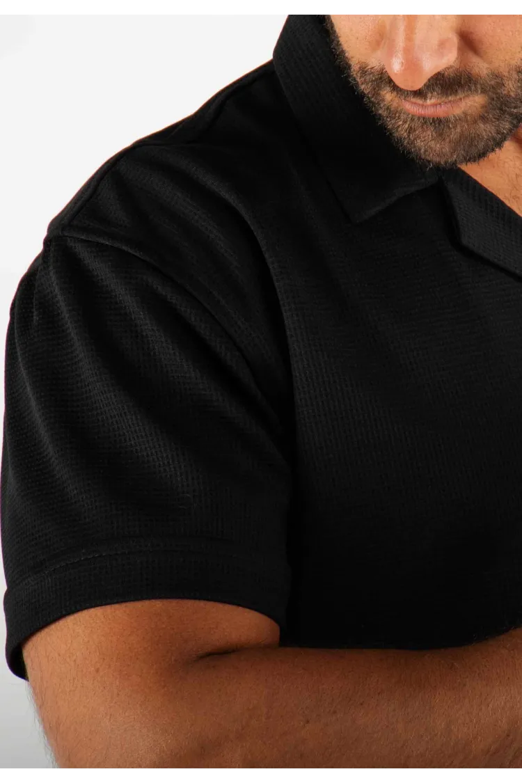 Ensemble Homme Chemisette et Short - Noir