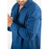 Chemise Homme Mélange Viscose et Lin - Bleu marine