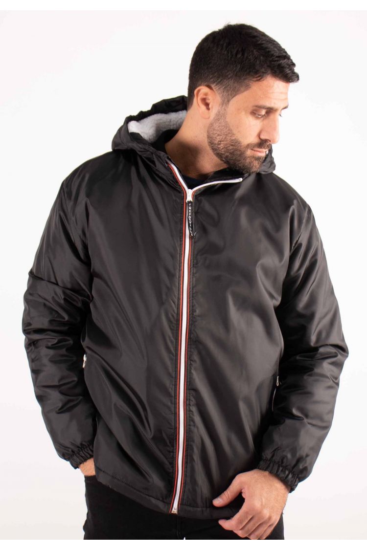 Blouson Homme Paname Brothers – Noir, Chaud et Doublé Sherpa