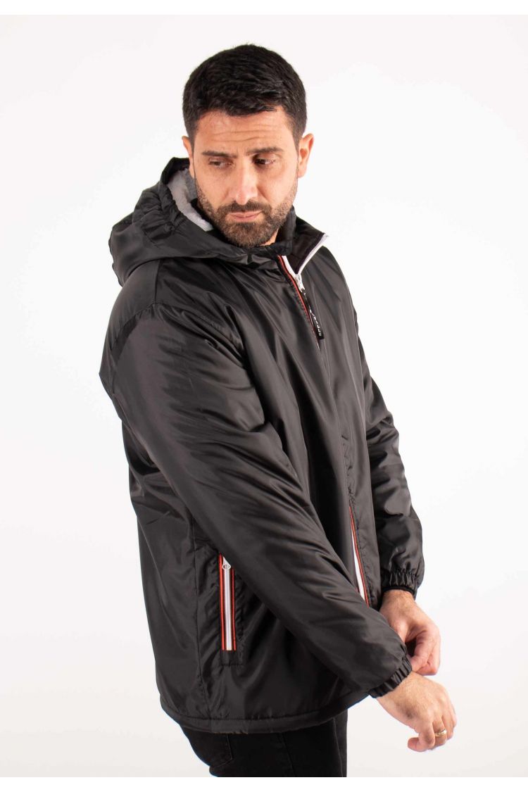 Blouson Homme Paname Brothers – Noir, Chaud et Doublé Sherpa