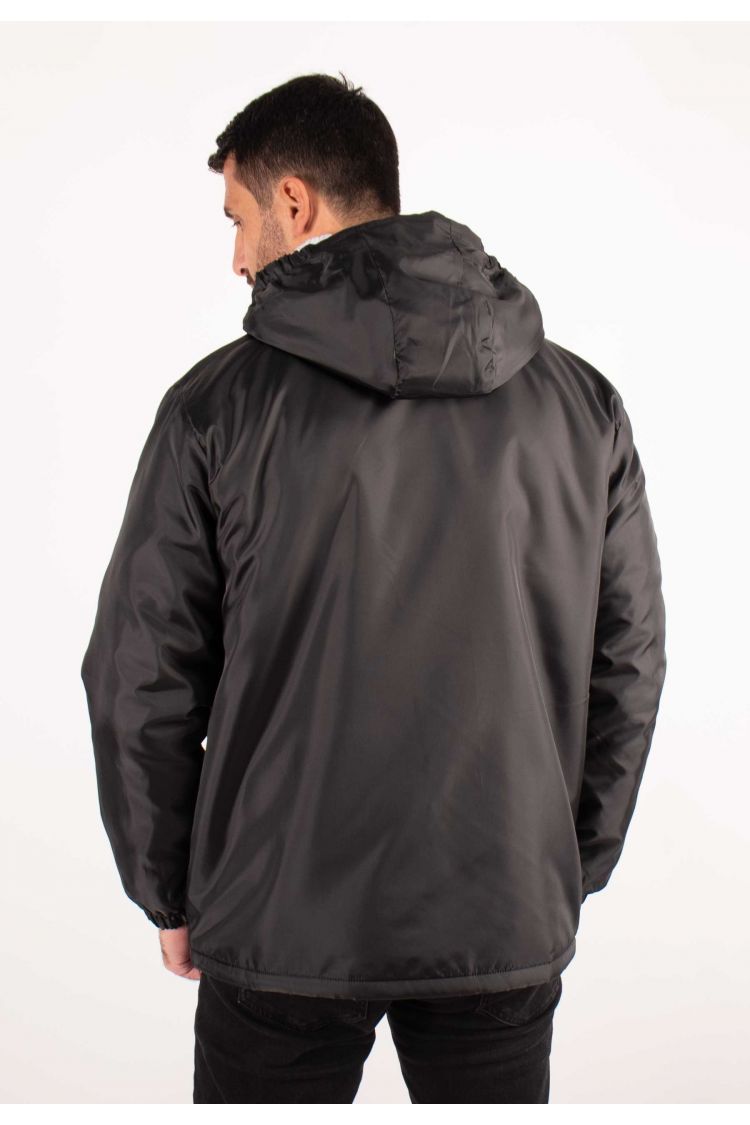 Blouson Homme Paname Brothers – Noir, Chaud et Doublé Sherpa