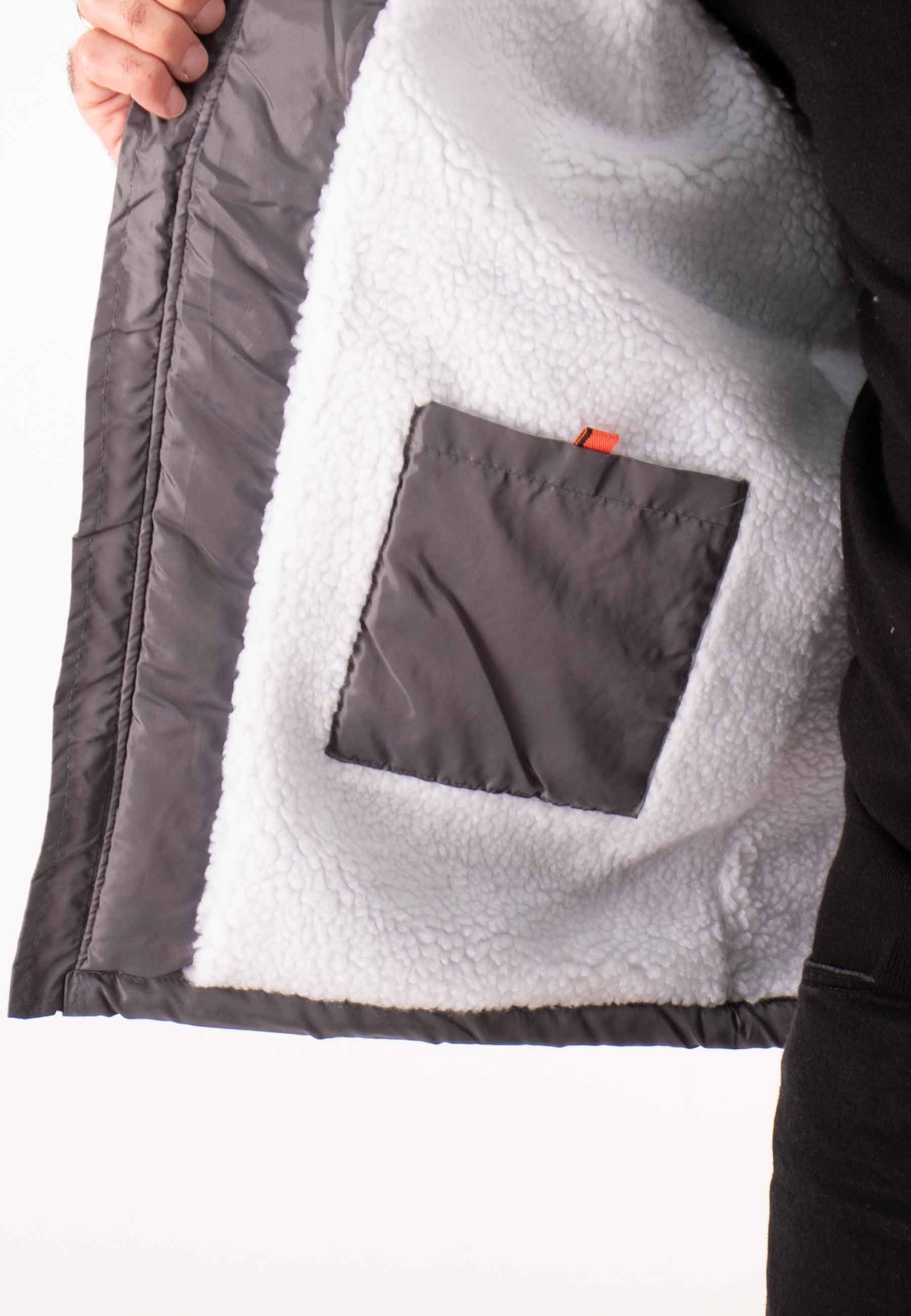 Blouson Homme Paname Brothers – Anthracite, Chaud et Doublé Sherpa