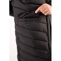 Doudoune Longue Homme Paragoose BARBER – Noir, Chaude et Capuche