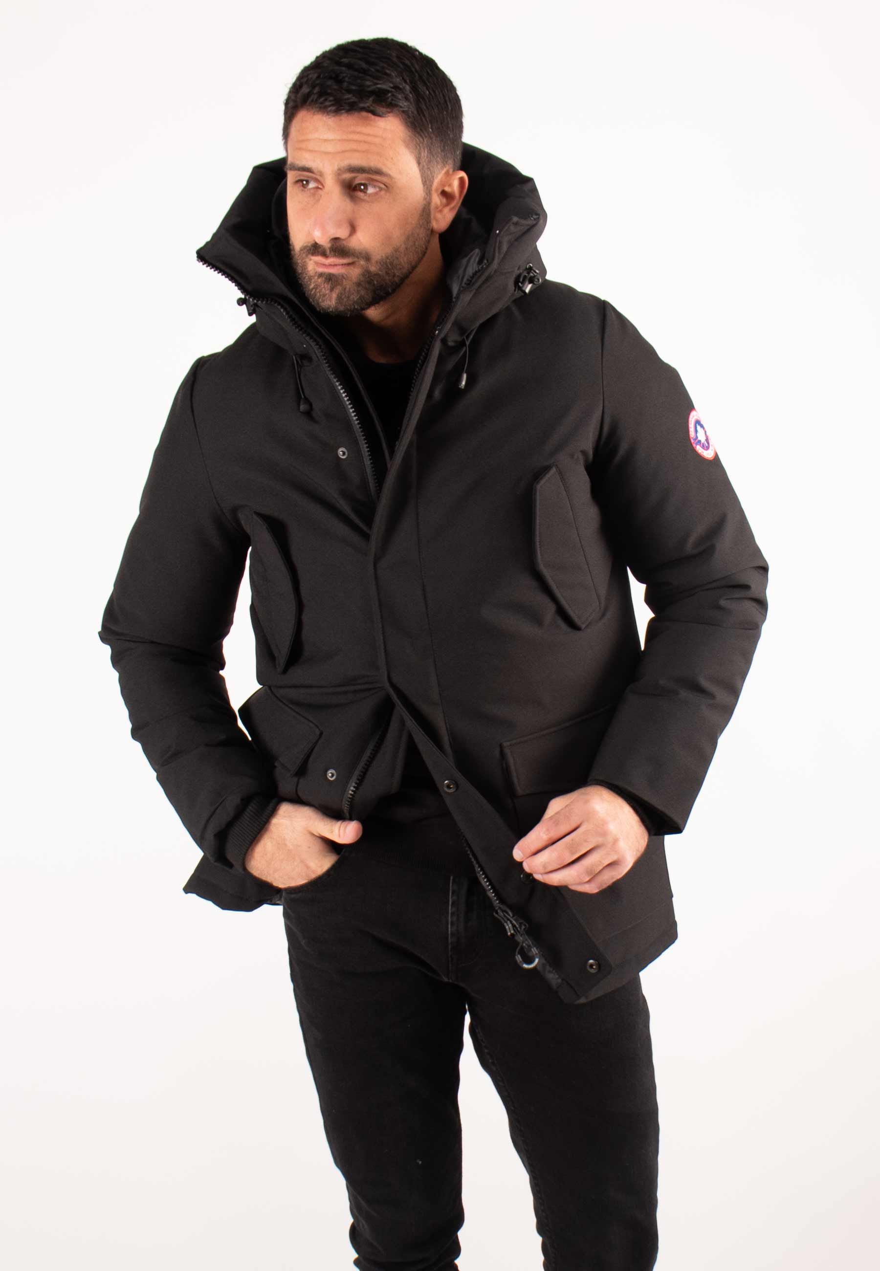 Parka Homme Paragoose BUTCHER – Noir, Outdoor avec Poches Fonctionnelles