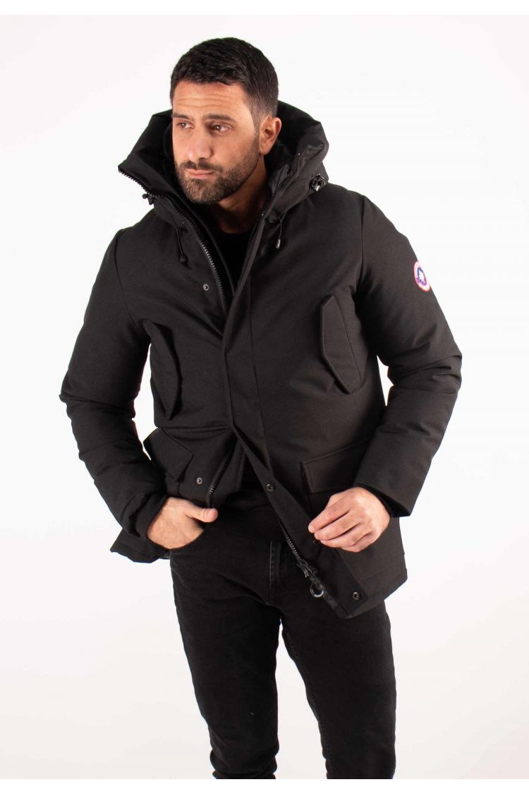 Parka Homme Paragoose BUTCHER – Noir, Outdoor avec Poches Fonctionnelles