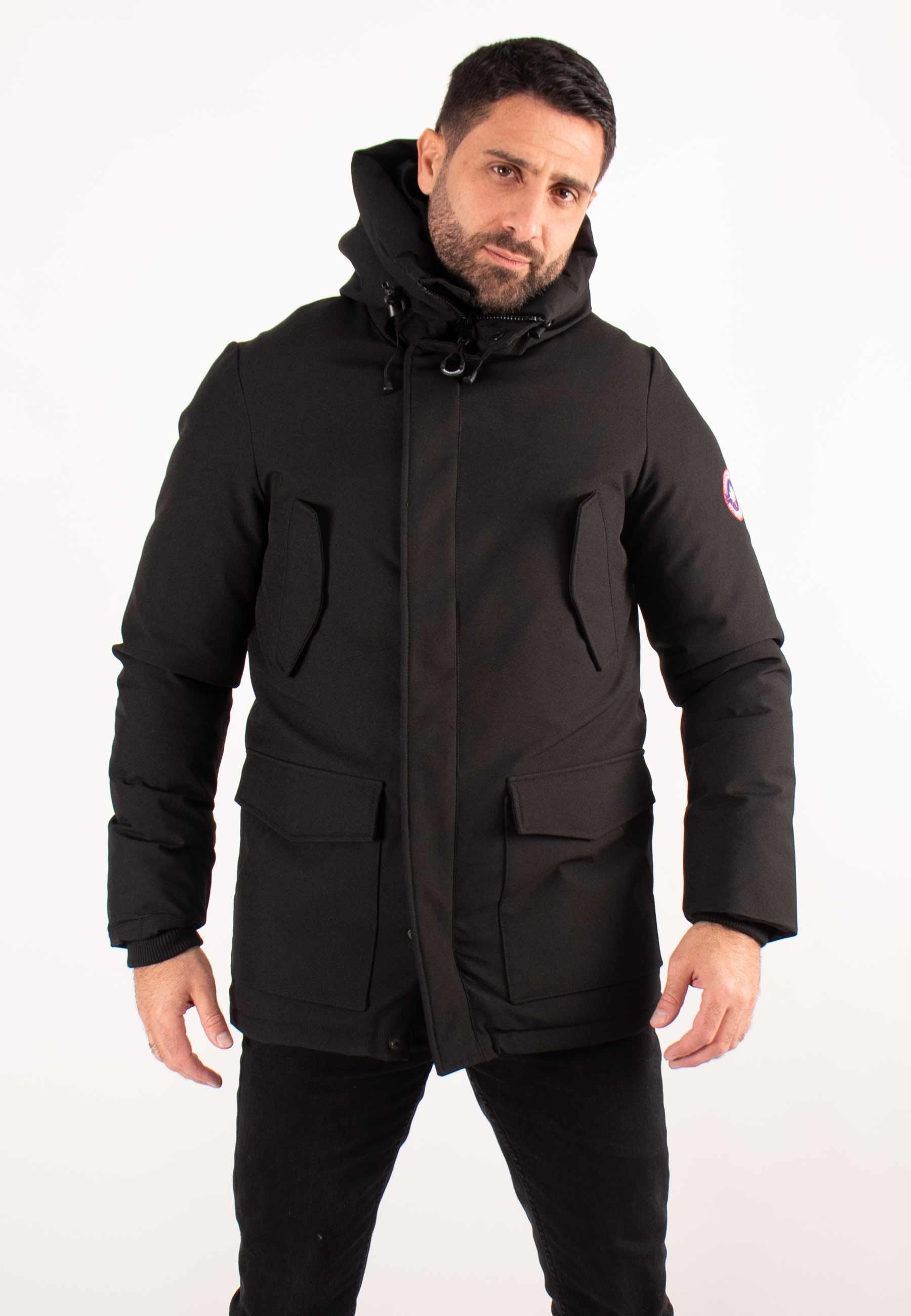 Parka Homme Paragoose BUTCHER – Noir, Outdoor avec Poches Fonctionnelles