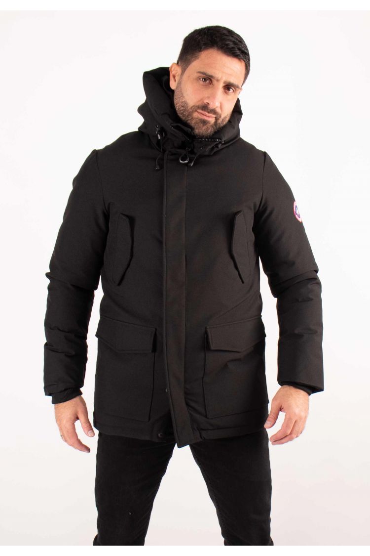Parka Homme Paragoose BUTCHER – Noir, Outdoor avec Poches Fonctionnelles