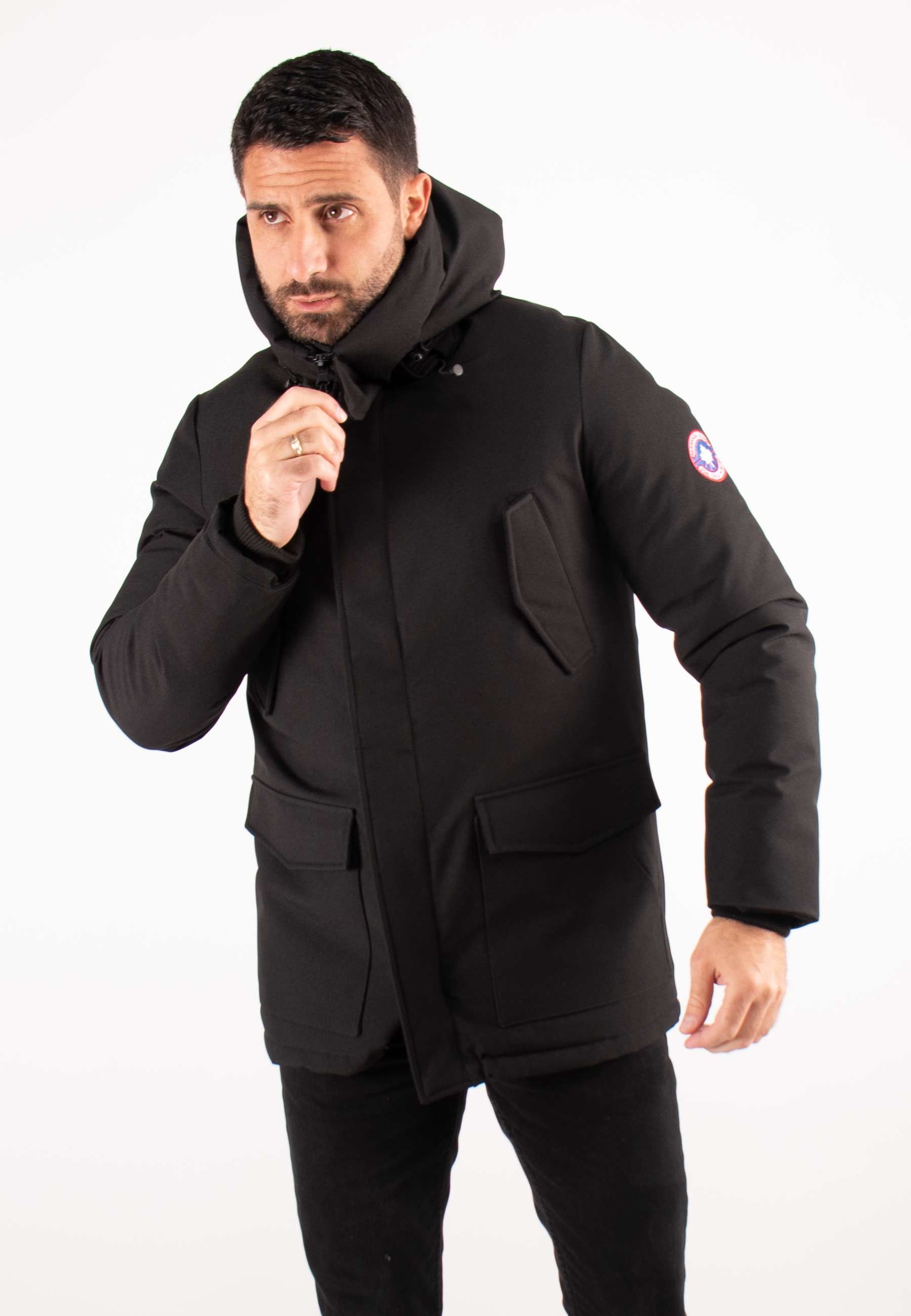 Parka Homme Paragoose BUTCHER – Noir, Outdoor avec Poches Fonctionnelles