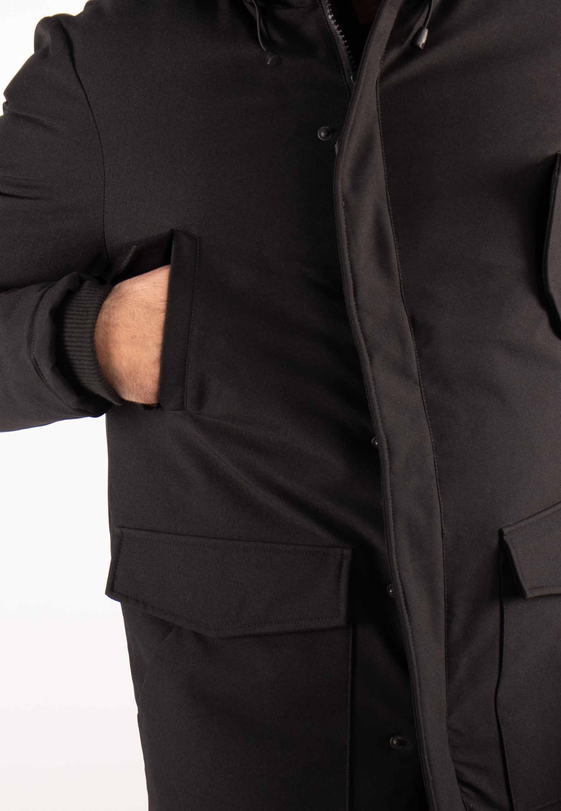 Parka Homme Paragoose BUTCHER – Noir, Outdoor avec Poches Fonctionnelles