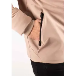 Doudoune Homme Paragoose STREAM – Beige, Moderne avec Cordons Contrastés