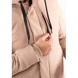 Doudoune Homme Paragoose STREAM – Beige, Moderne avec Cordons Contrastés