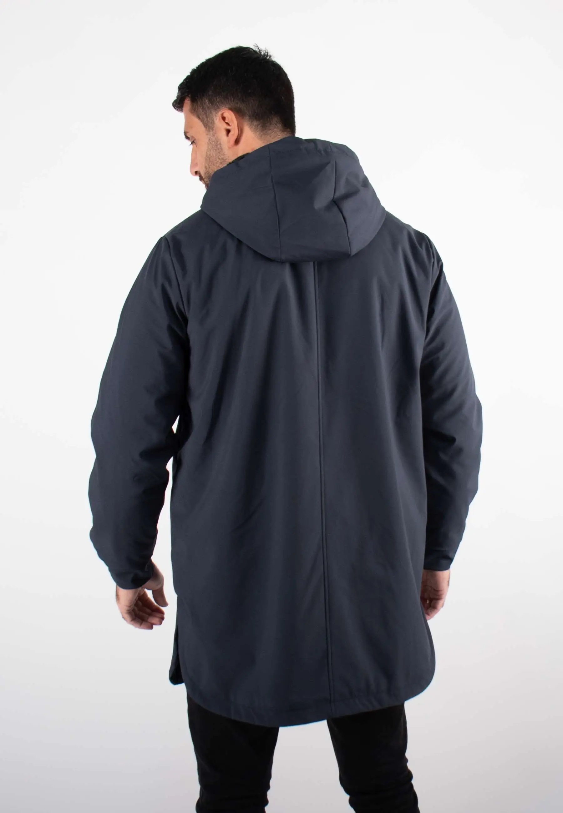Parka Mi-Longue Homme Mazalito – Navy, Style Minimaliste