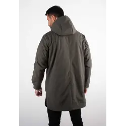 Parka Mi-Longue Homme Mazalito – Kaki, Minimaliste et Moderne