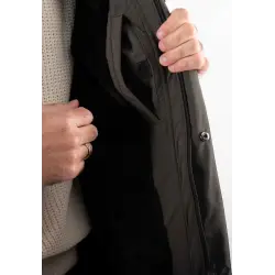 Parka Mi-Longue Homme Mazalito – Kaki, Minimaliste et Moderne