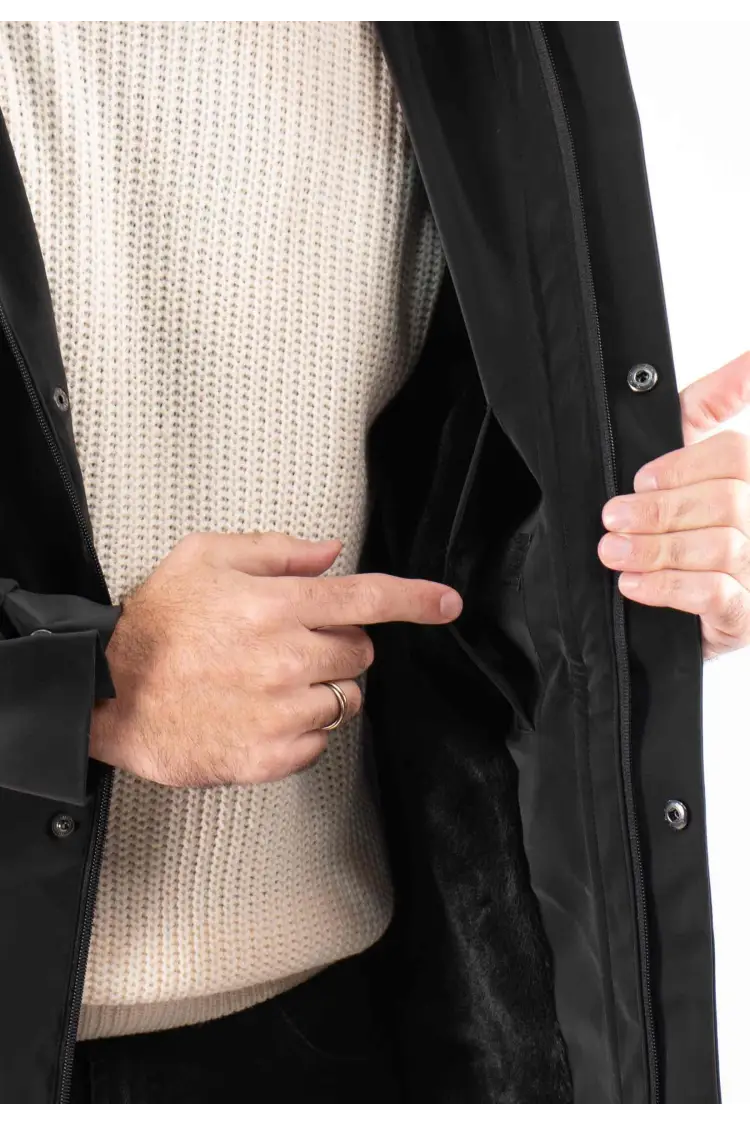 Parka Imperméable Homme Mazalito – Noir, Effet Déperlant