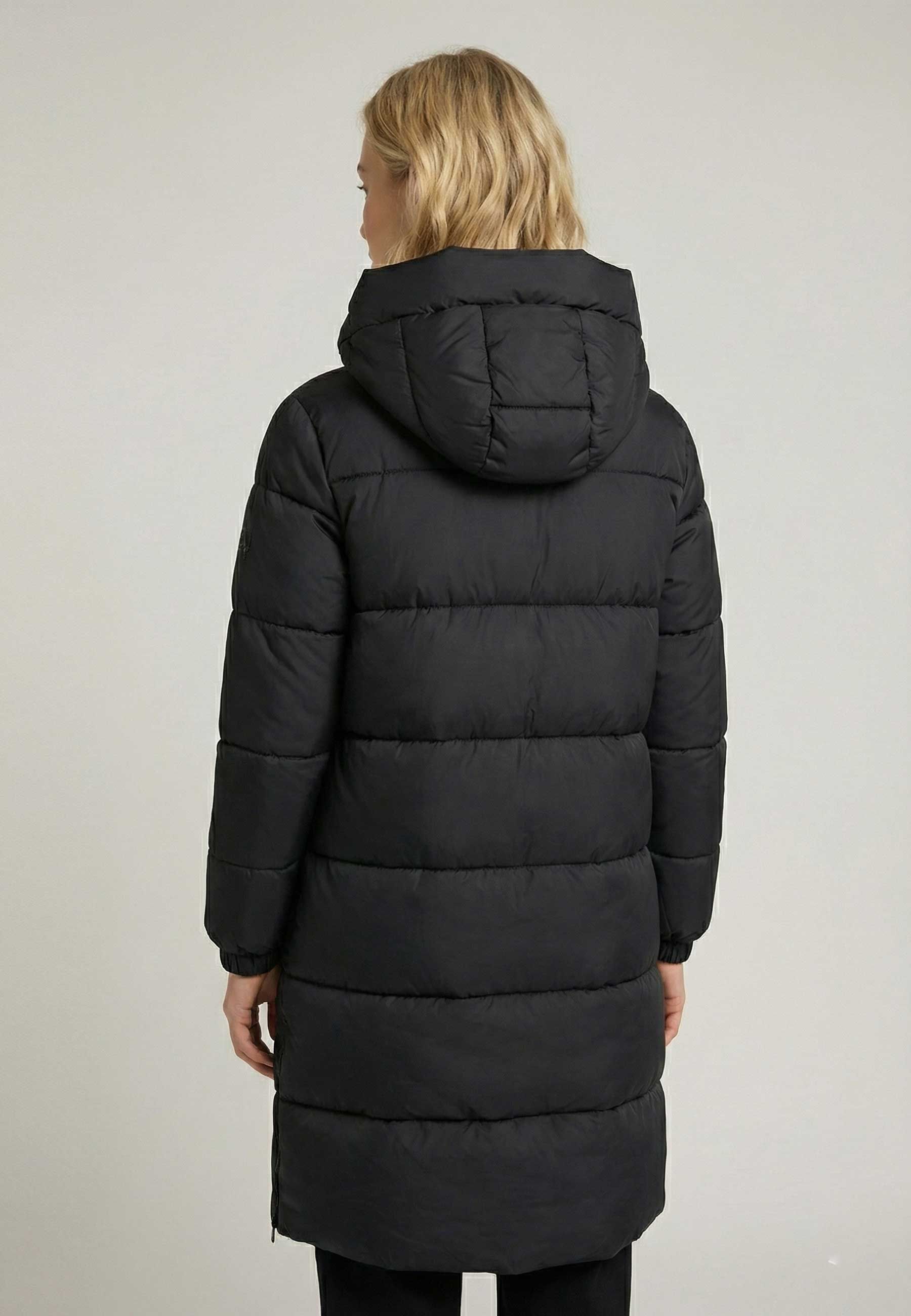 Doudoune Longue Femme Polar Goose Olga polar – Noir, Zips Latéraux