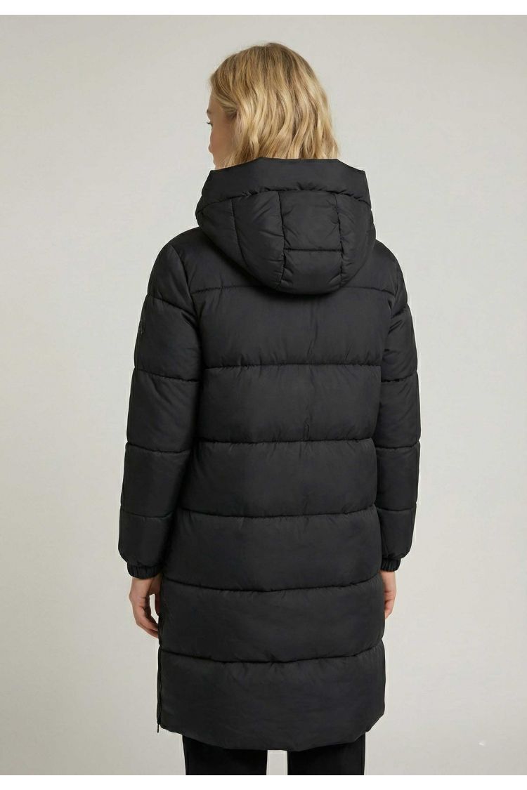 Doudoune Longue Femme Polar Goose Olga polar – Noir, Zips Latéraux