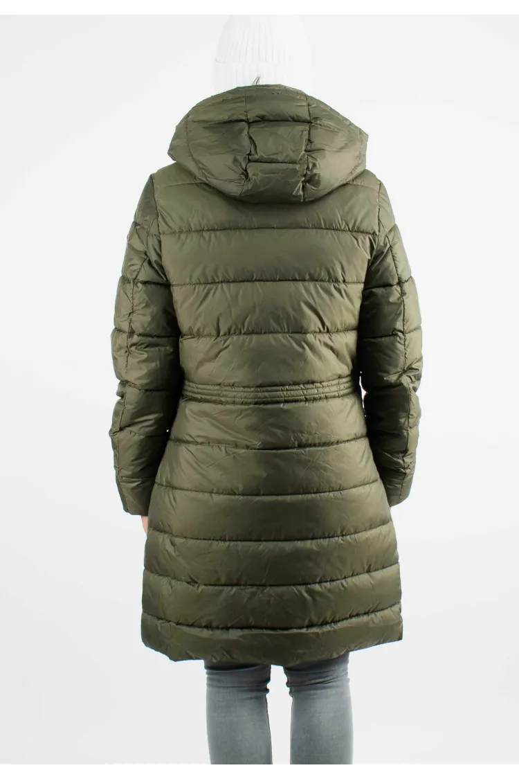 Doudoune Femme Paragoose MAZLA – Manteau Hiver à Capuche et Poches Zippées – Kaki Élégant