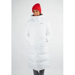 Doudoune Longue Femme Paragoose OLGA – Manteau Hiver Chaud à Capuche Haute – Blanc Neige Élégant