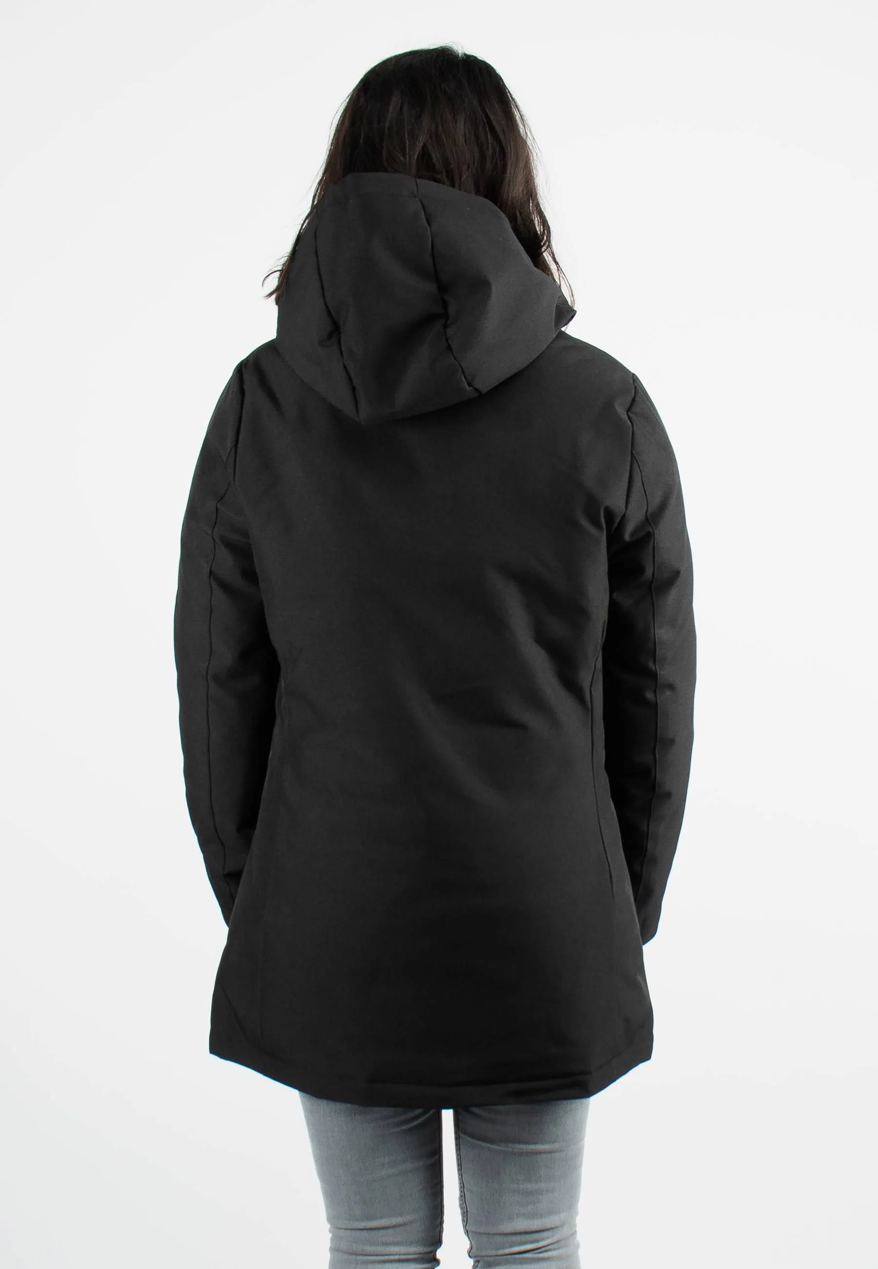 Doudoune Femme Paragoose STANLOWA – Veste Hiver à Zip Jaune – Noir Élégant