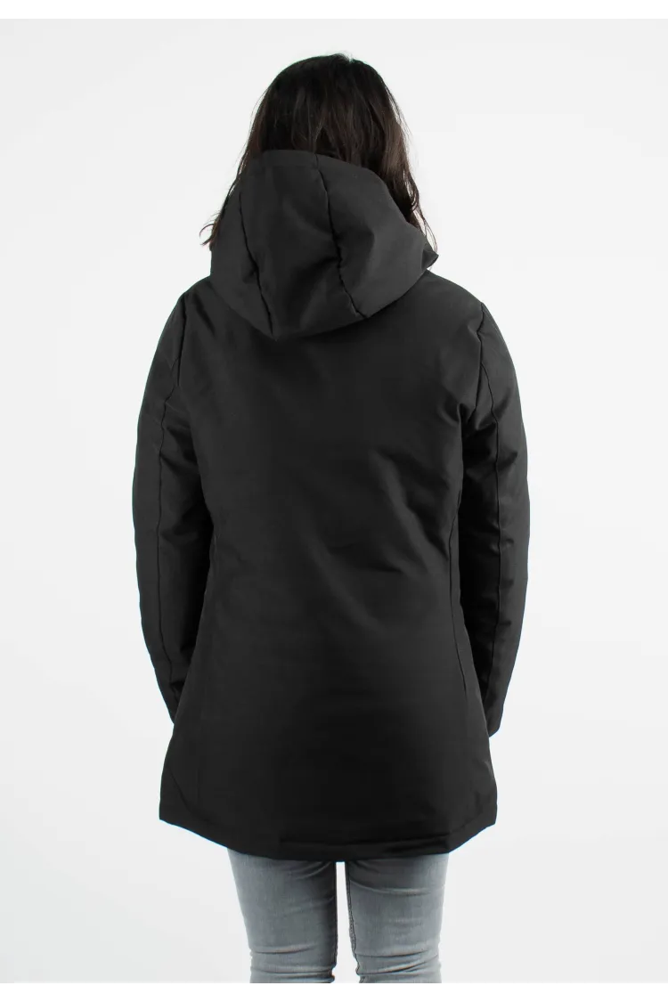 Doudoune Femme Paragoose STANLOWA – Veste Hiver à Zip Jaune – Noir Élégant