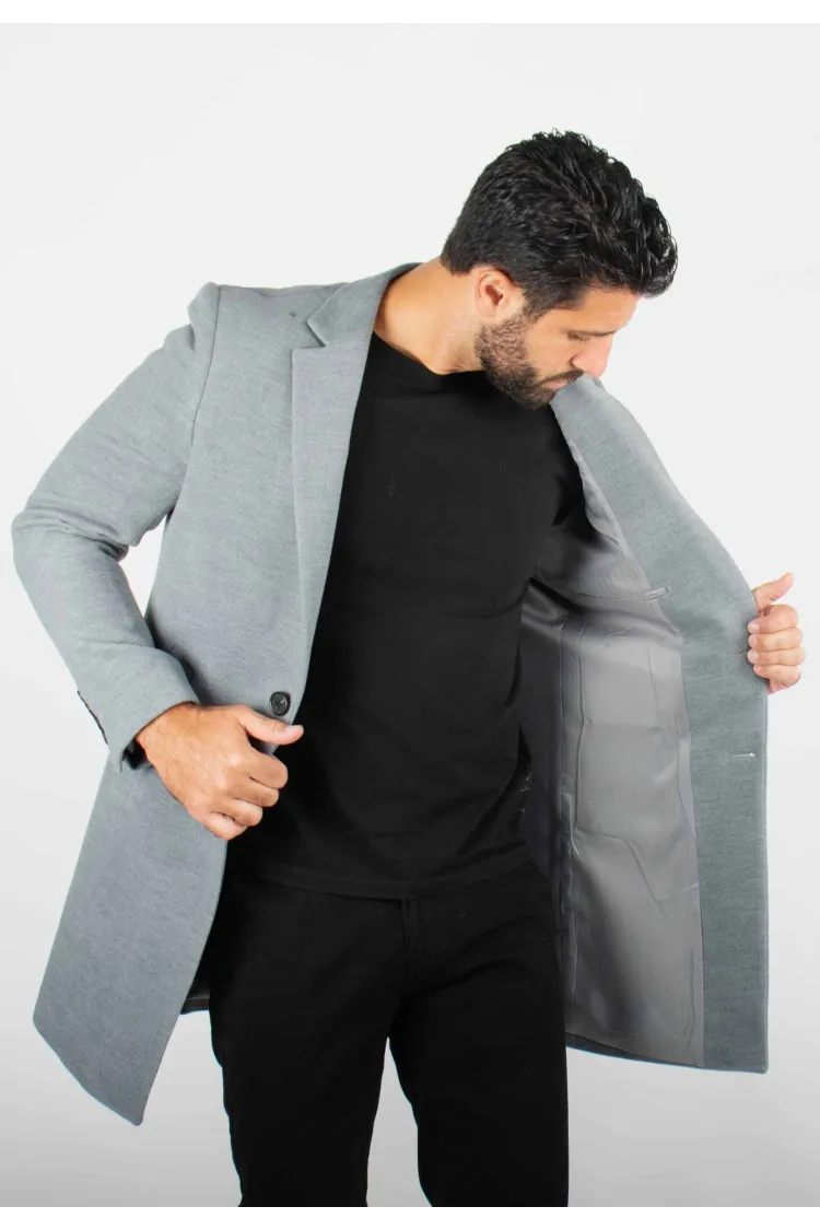 Manteau Gris Pour Homme – Protection Hivernale