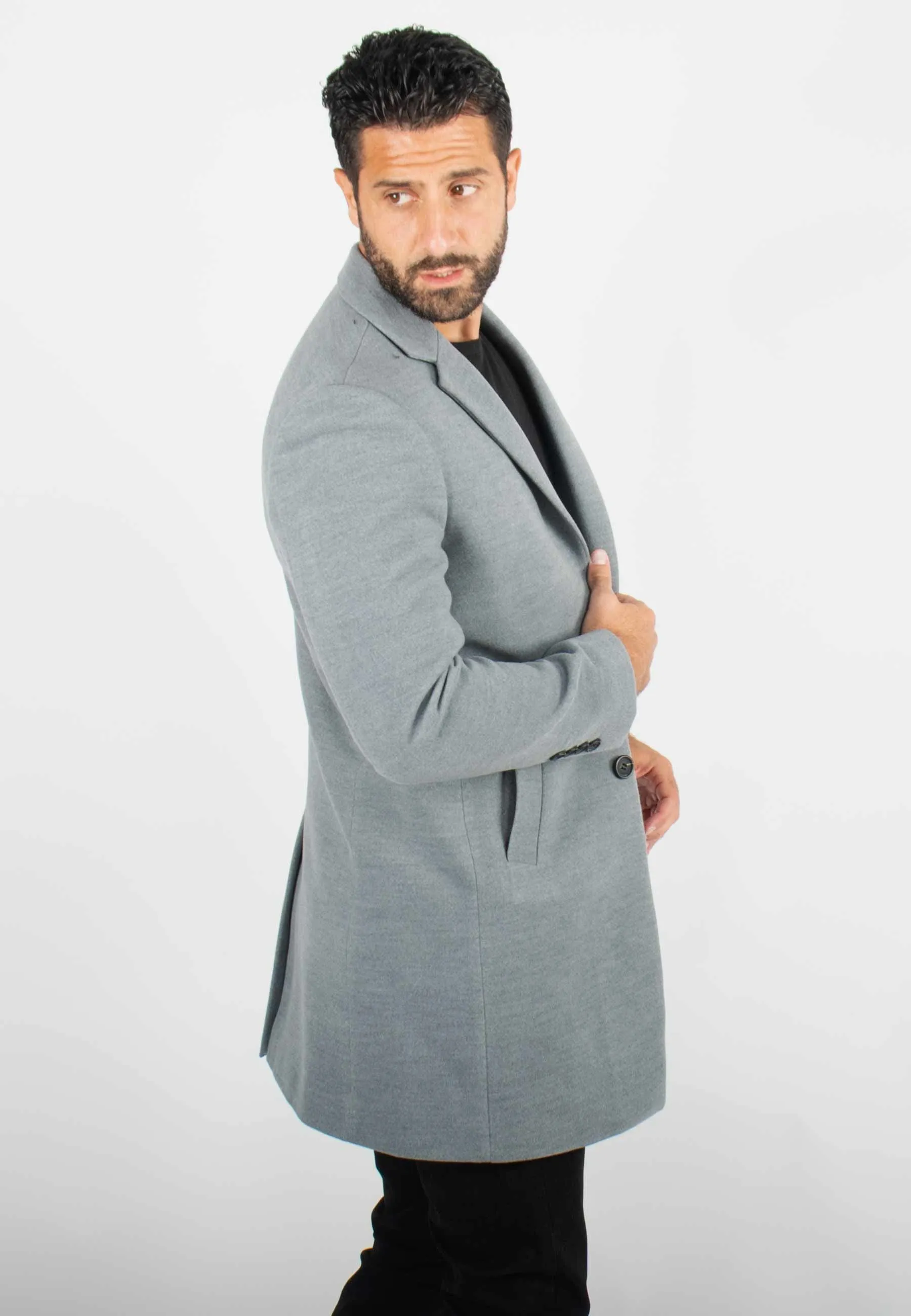 Manteau Gris Pour Homme – Protection Hivernale