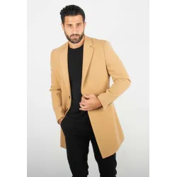 Manteau Camel Pour Homme – Protection Hivernale