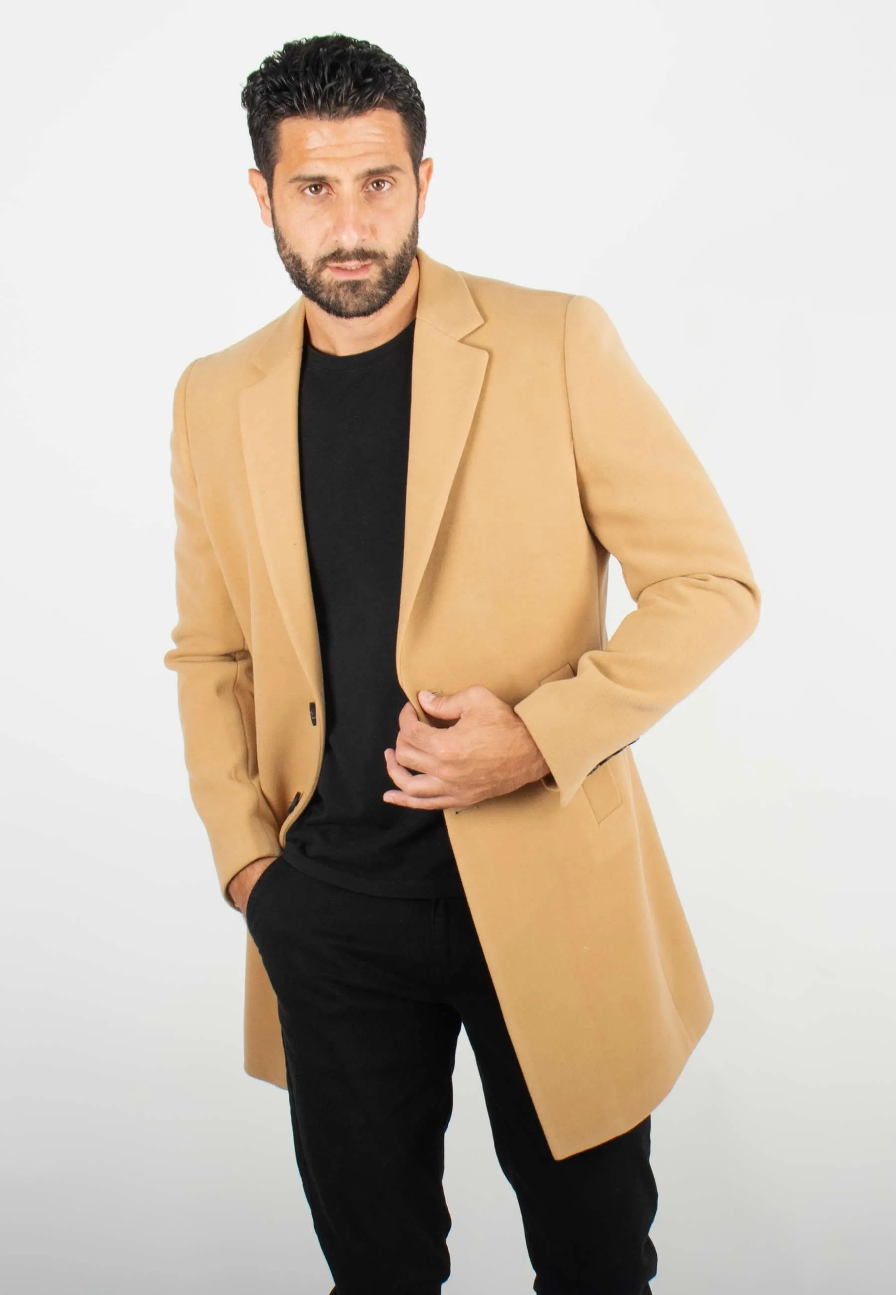 Manteau Camel Pour Homme – Protection Hivernale