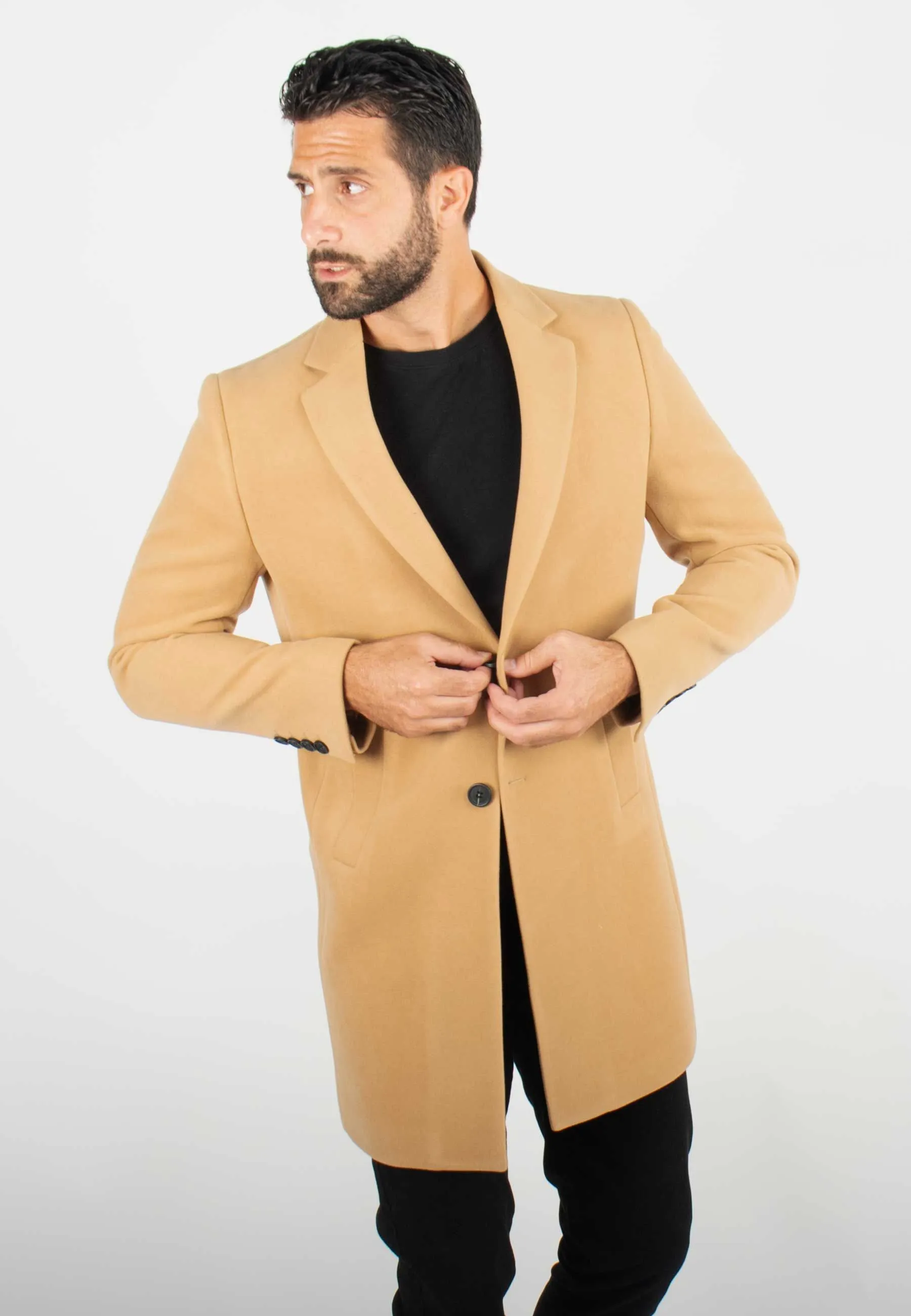 Manteau Camel Pour Homme – Protection Hivernale