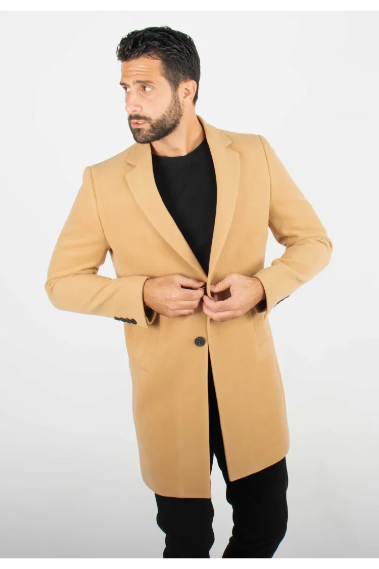 Manteau Camel Pour Homme – Protection Hivernale
