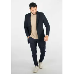 Manteau Navy Pour Homme – Protection Hivernale