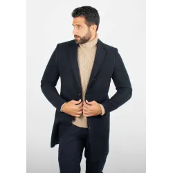 Manteau Navy Pour Homme – Protection Hivernale