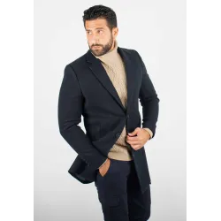 Manteau Navy Pour Homme – Protection Hivernale