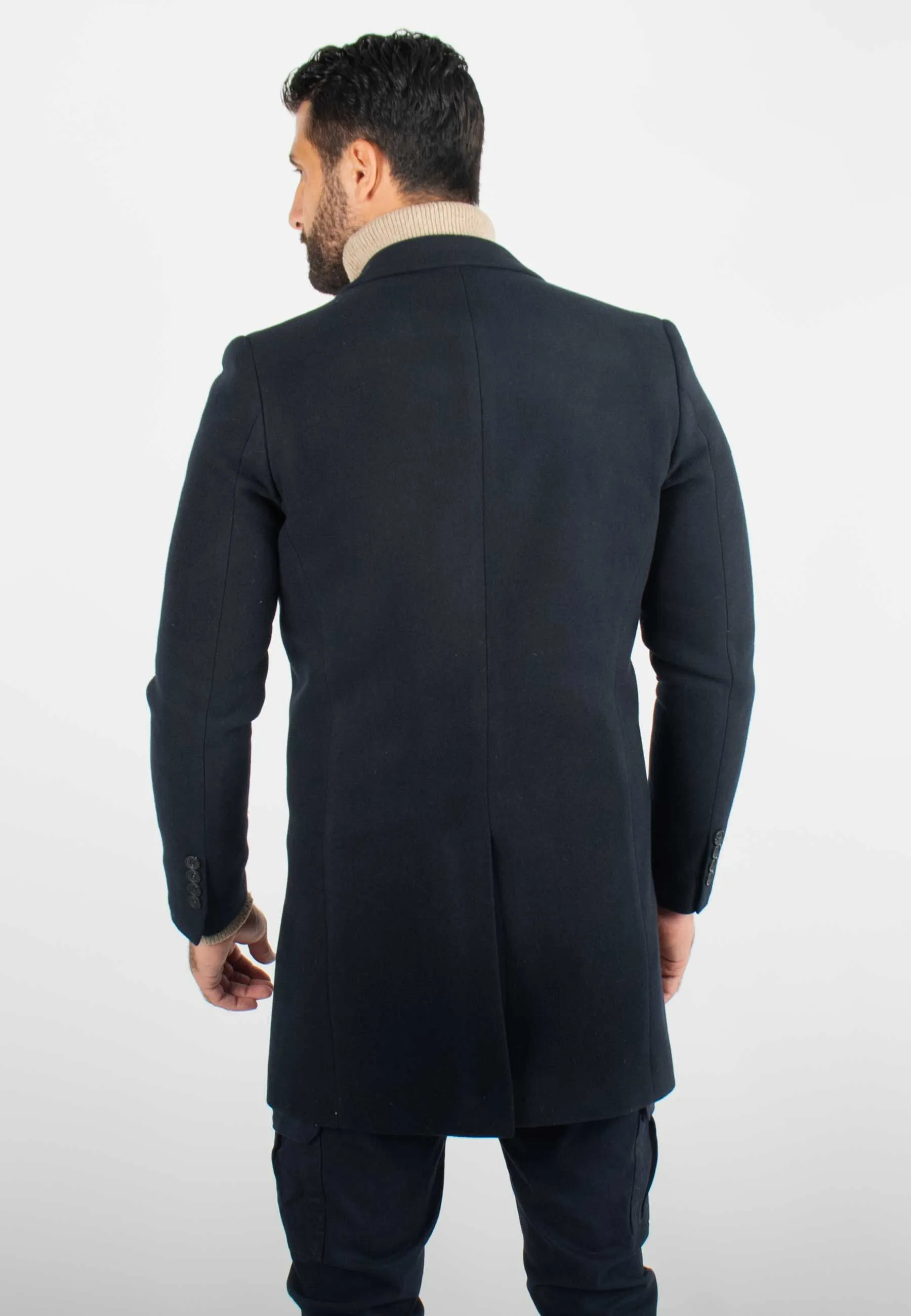 Manteau Navy Pour Homme – Protection Hivernale
