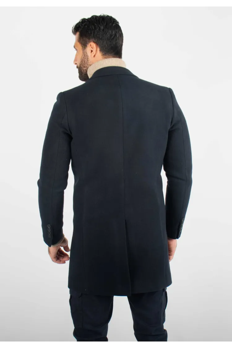 Manteau Navy Pour Homme – Protection Hivernale