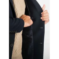 Manteau Navy Pour Homme – Protection Hivernale