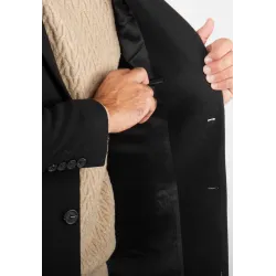 Manteau Noir Pour Homme – Protection Hivernale