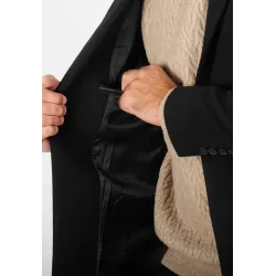 Manteau Noir Pour Homme – Protection Hivernale