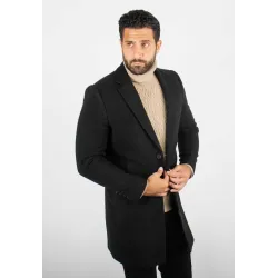 Manteau Noir Pour Homme – Protection Hivernale