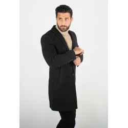 Manteau Noir Pour Homme – Protection Hivernale